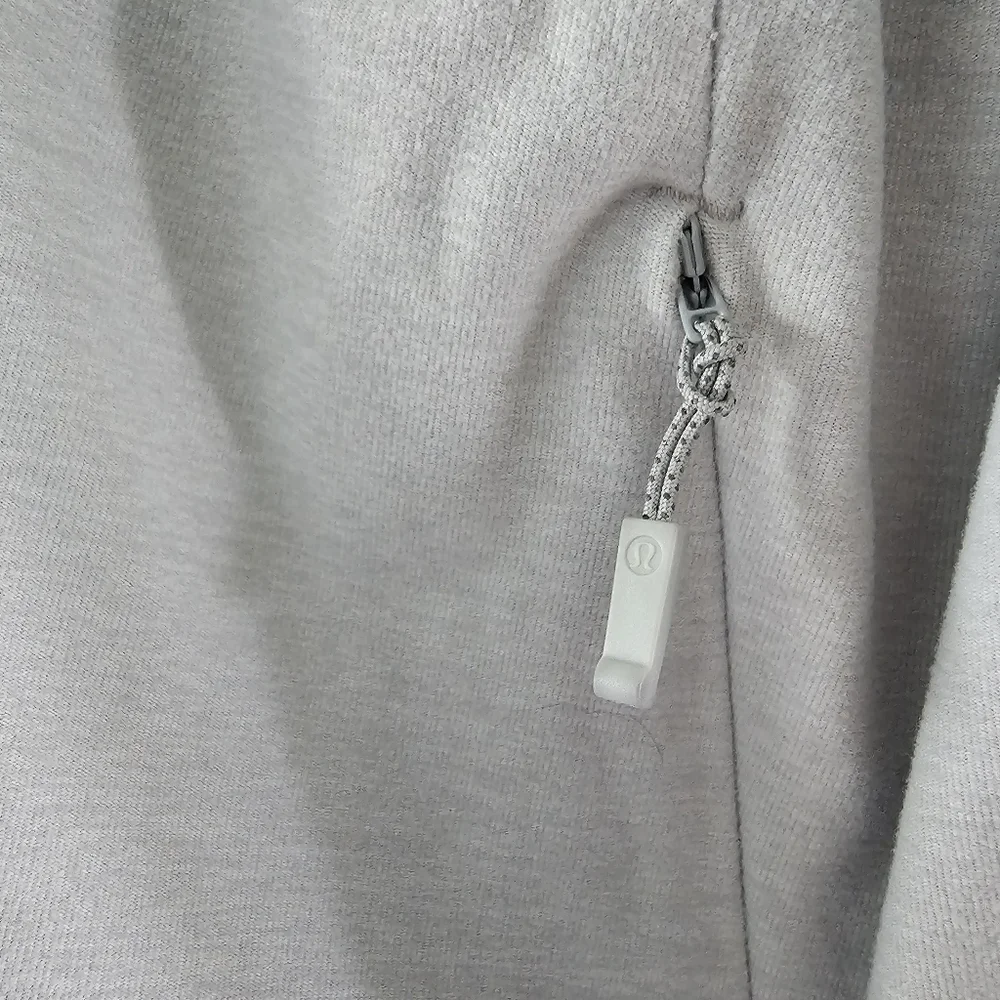 Lululemon Surge Warm Full Zip Hoodie Jacket - Heathered Sea Salt
